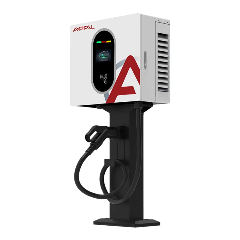 Stacja szybkiego ładowania pojazdów elektrycznych DC o mocy 20 kW do montażu na ścianie na parkingach komercyjnych
